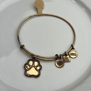 Alex and Ani Rafaleian Gold Dog Paw Bracelet